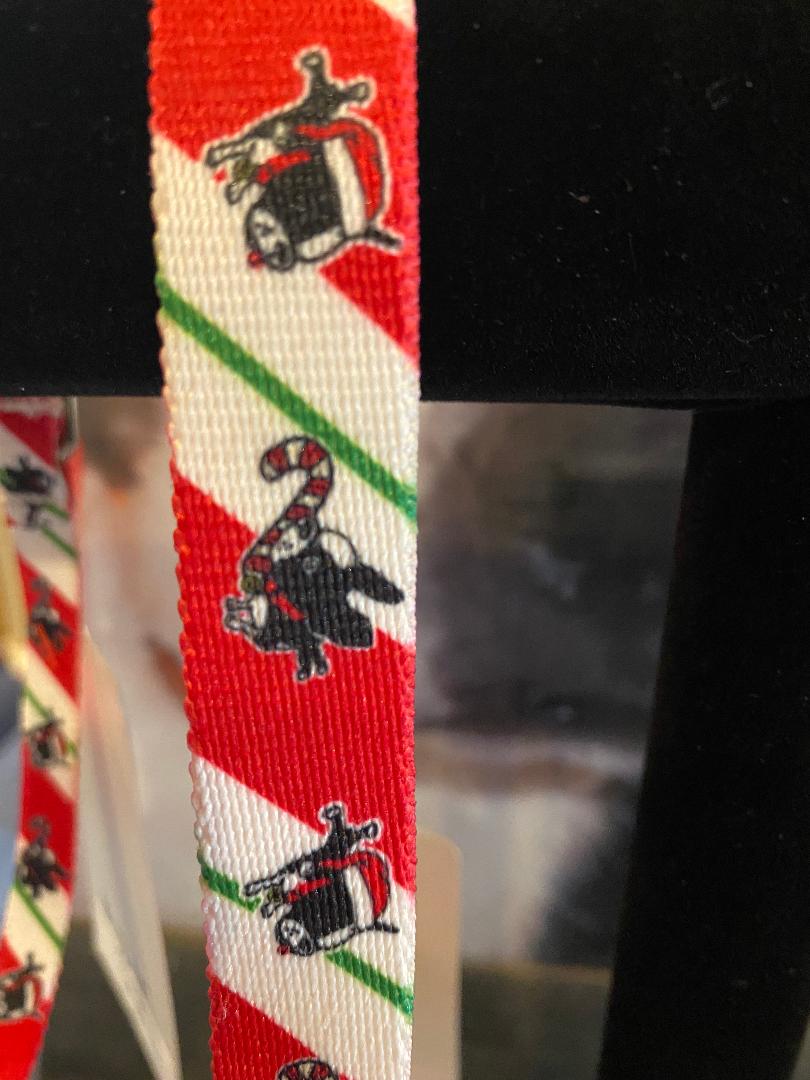 Mirabelle Holiday Dog Collars and Leash - Candy Canes