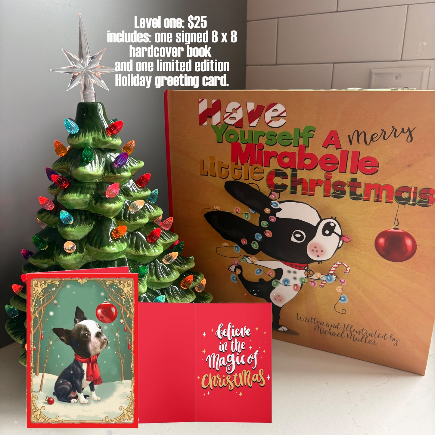 Mirabelle Christmas Book / Greeting Card LEVEL 1 Support