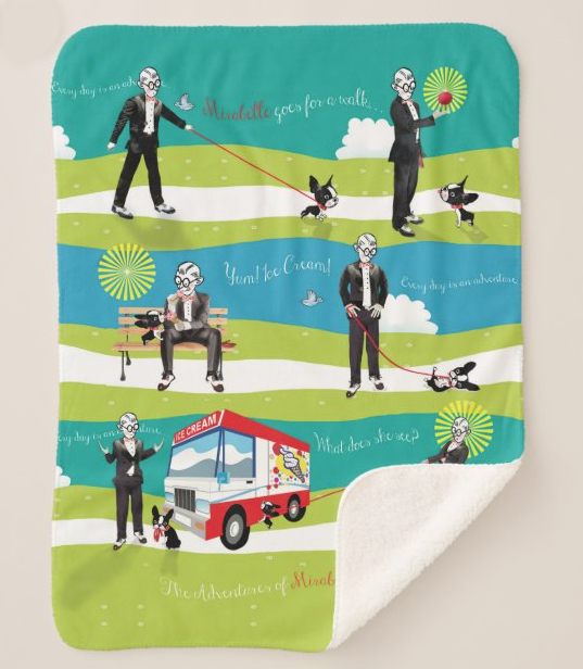 Storybook Baby Blanket / FREE Signed Walk Book Combo