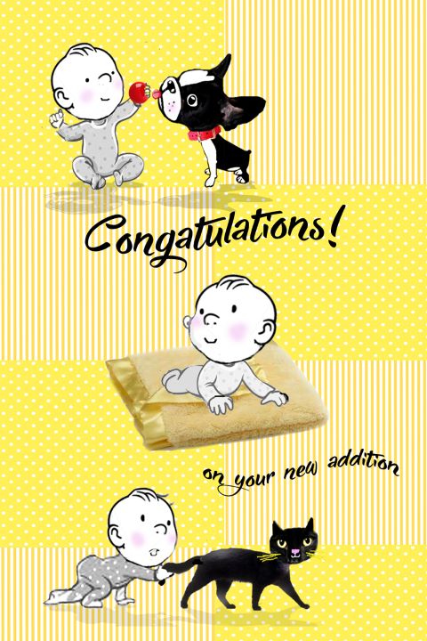 A Special Mirabelle Baby Card