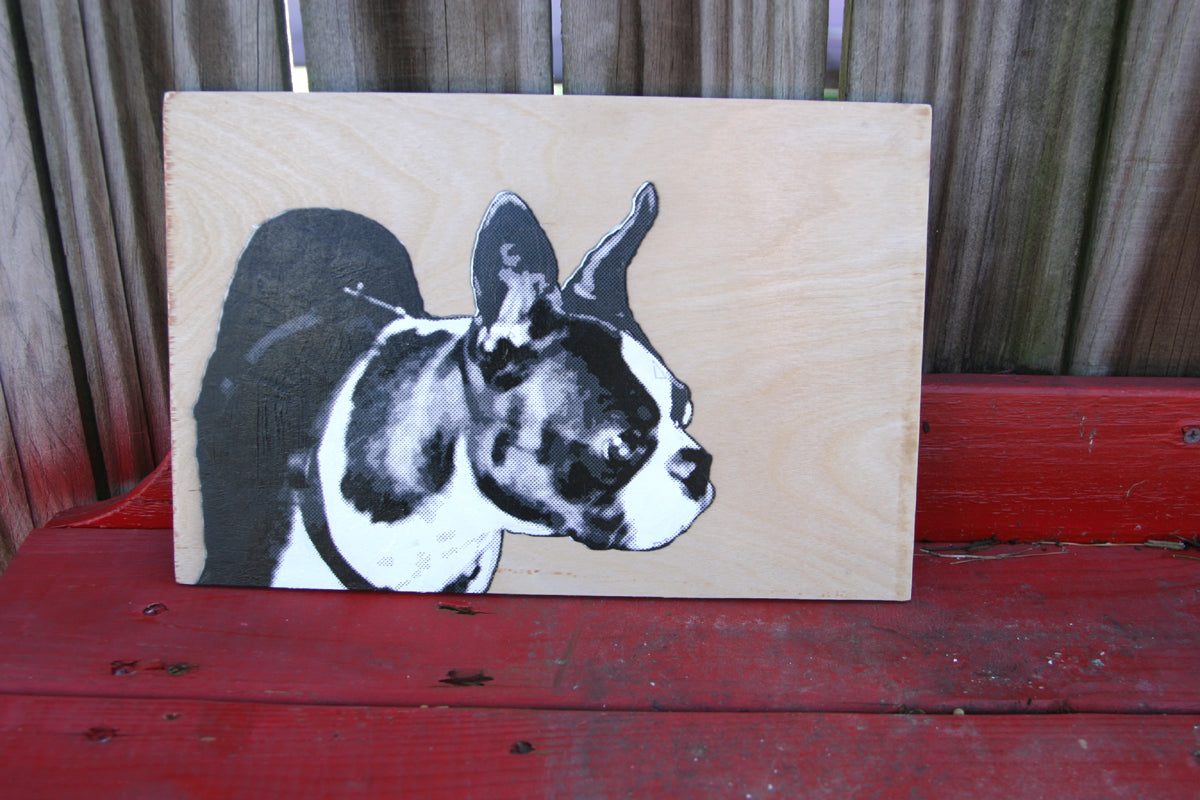 Big Mirabelle on wood by Nathan Watkins