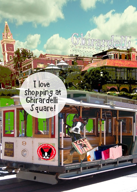Hangin' out in Ghirardelli Square