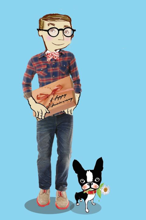 Happy Anniversary candy box