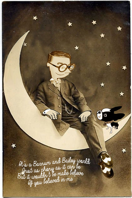It's only a paper moon