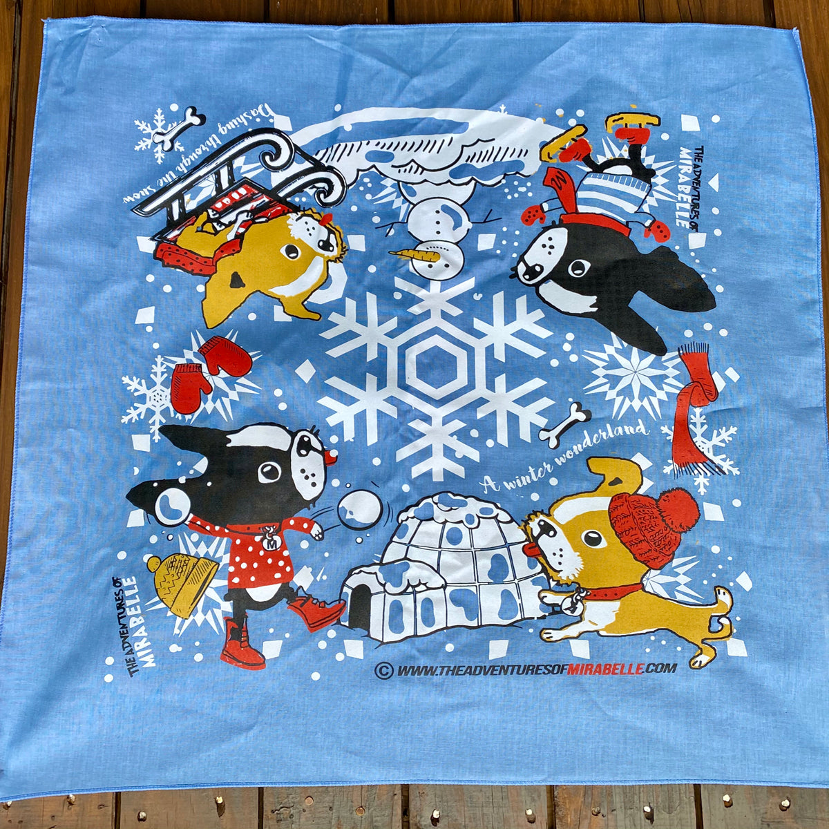 The Mirabelle Winter Wonderland Bandana