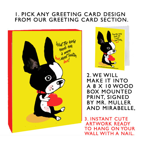 Custom Mirabelle Mounted and Signed Print