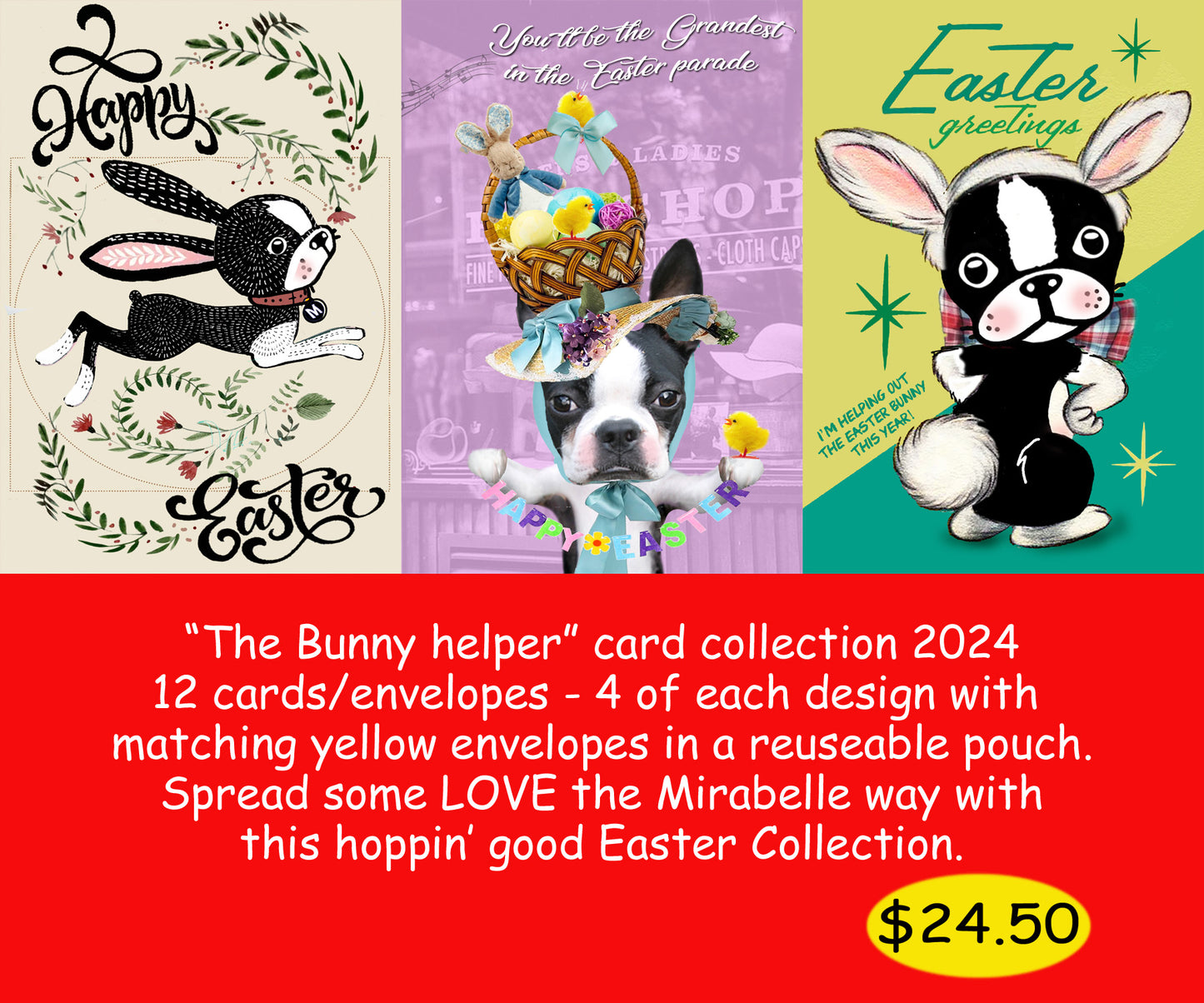 The Bunny Helper Easter Greeting collection 2024