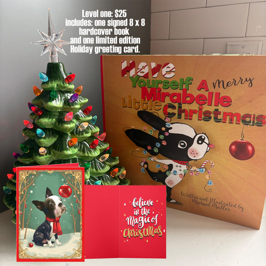 Mirabelle Christmas Book / Greeting Card LEVEL 1 Support