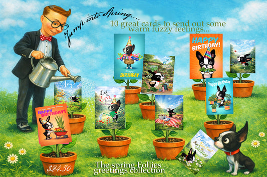 The Spring Follies Greeting card collection
