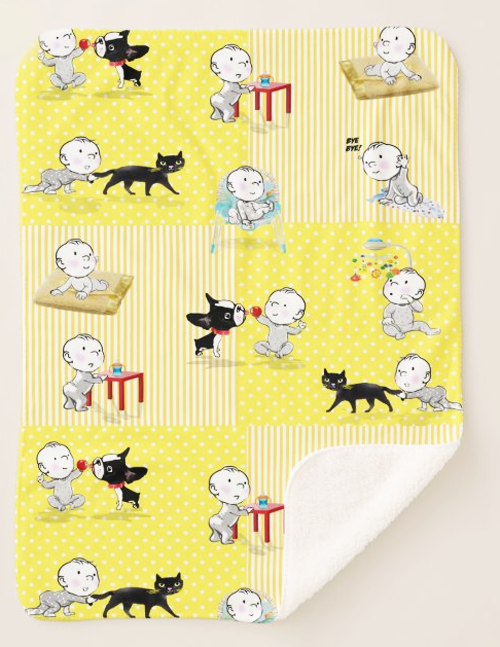 A Very Fun Mirabelle Baby Blanket